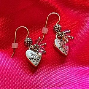 Brighton heart earrings